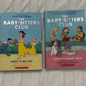Scholastic The Baby-Sitters Club Graphic Novels - Blue and Pink Covers